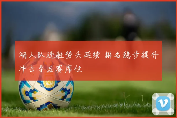 湖人队连胜势头延续 排名稳步提升冲击季后赛席位